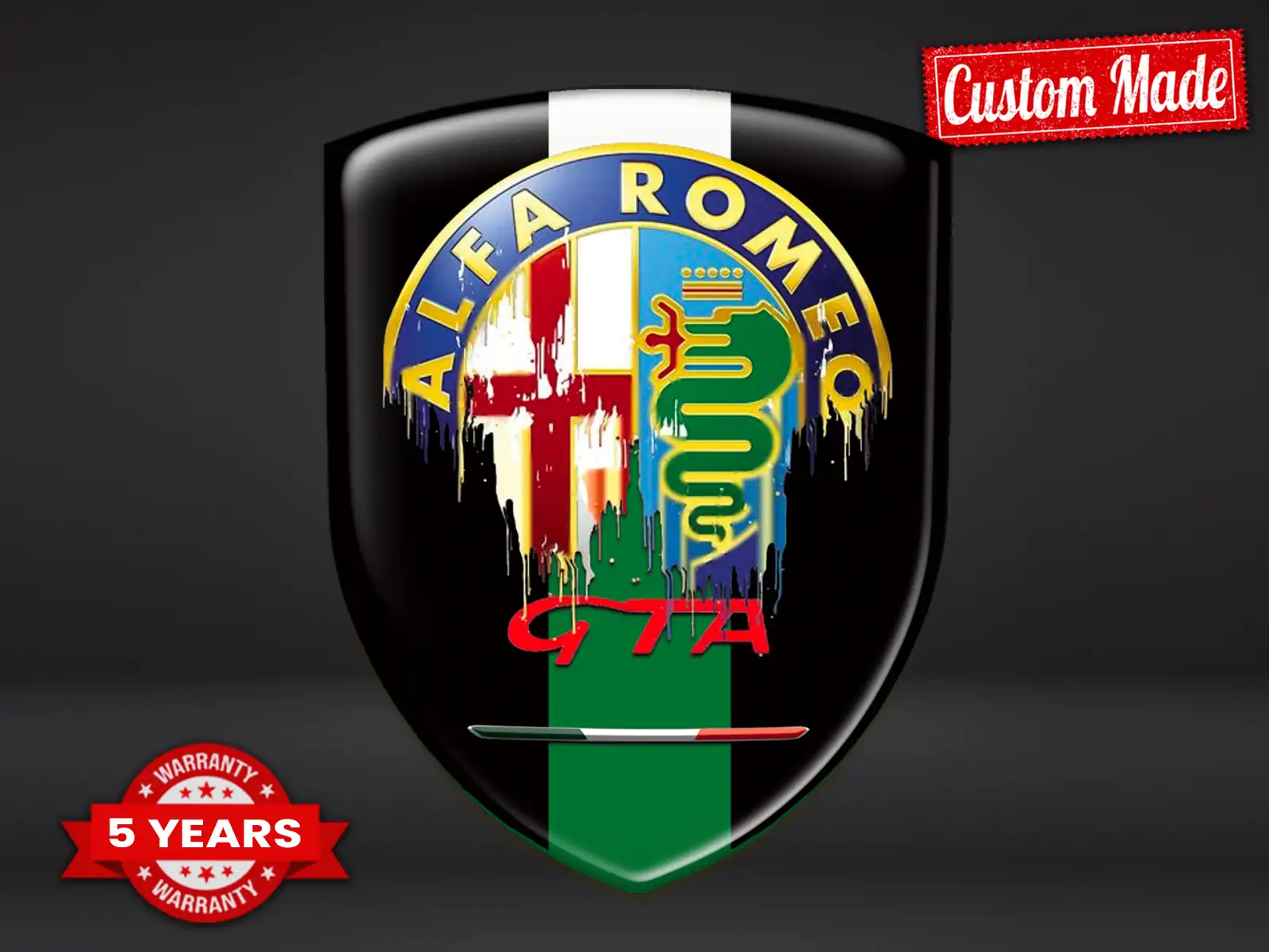 Alfa Romeo Fenstersticker Limitiert Professionell Stabil